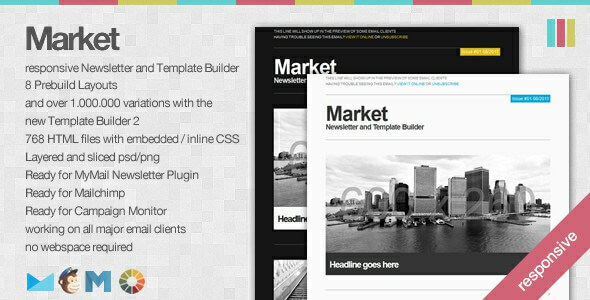 Market Responsive Newsletter with Template Builder